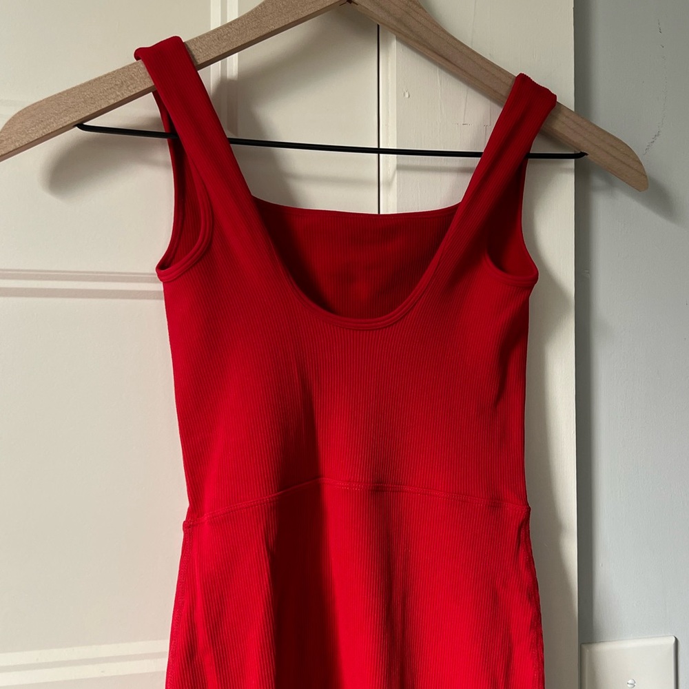 Set Active Red Jumpsuit - Picture 5 of 5